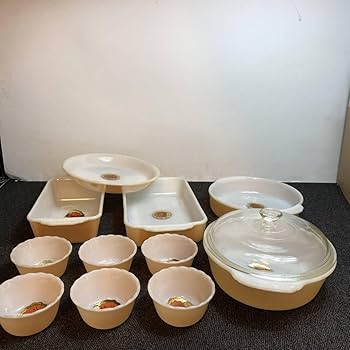 Fire-King 12ピース セット コッパー・ティント